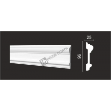 Молдинг Decor Dizayn DD601 Полистирол 2000*25*96 мм