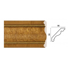 Карниз Decor Dizayn 171-4 Полистирол 2400*91*91 мм