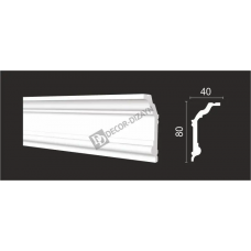Карниз Decor Dizayn DD502 Полистирол 2000*80*40 мм