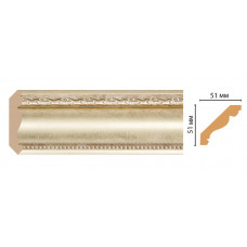 Карниз потолочный Decomaster 155-937 ДМ (51*51*2400)