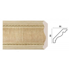 Карниз Decor Dizayn 171-5 Полистирол 2400*91*91 мм