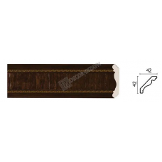 Карниз малый Decor Dizayn 174-1 Полистирол 2400*42*42 мм